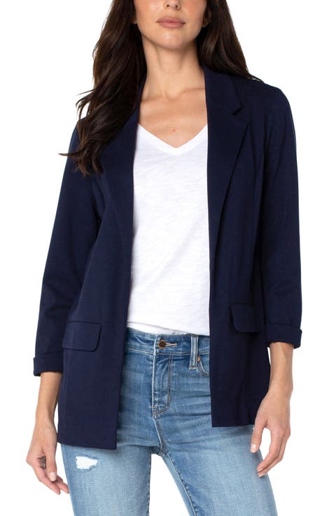 Princess Detail Unlined Boyfriend Blazer (Regular & Petite)