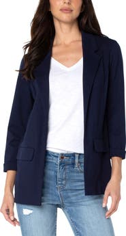 Liverpool Los Angeles Princess Detail Unlined Boyfriend Blazer