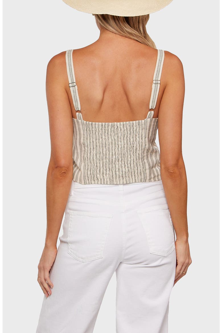 Abigail Crop Tank Top, Alternate, color, NATURAL/ SAGE