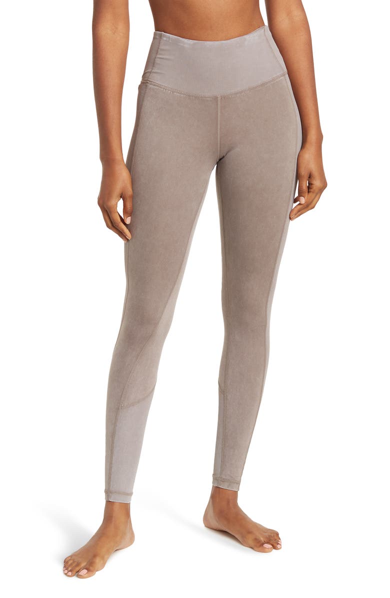 90 DEGREE BY REFLEX Stone Wash High Rise Leggings, Main, color, 