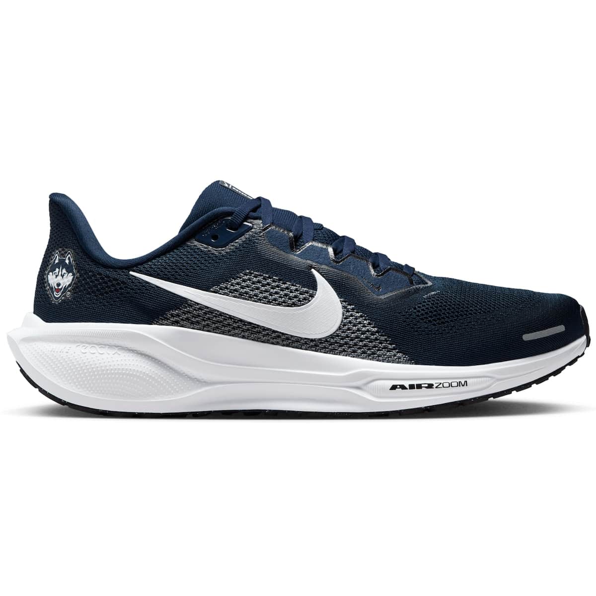 Nike Unisex Nike Navy UConn Huskies Zoom Pegasus 41 Running Shoes, Alternate, color, Navy