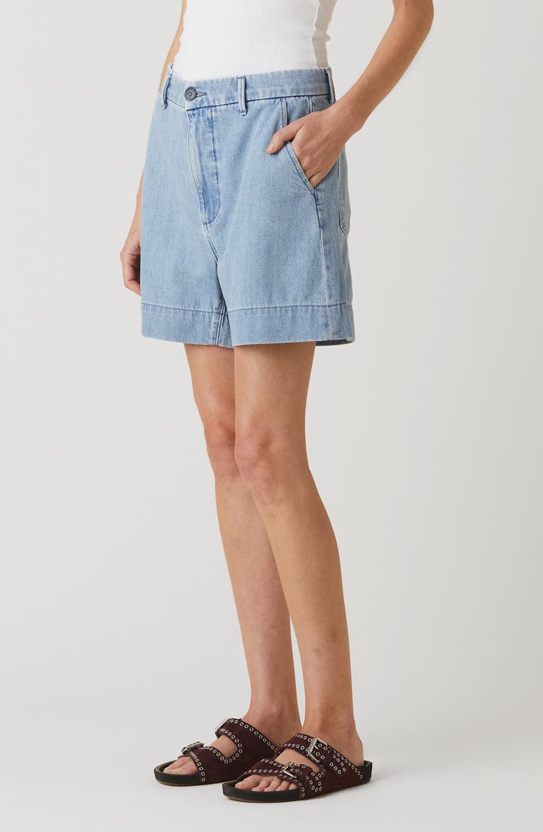 LE JEAN Denim Trouser Shorts, Alternate, color, 