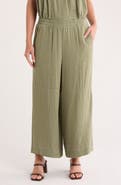 Adrianna Papell Crinkle Top Stitch Pants
