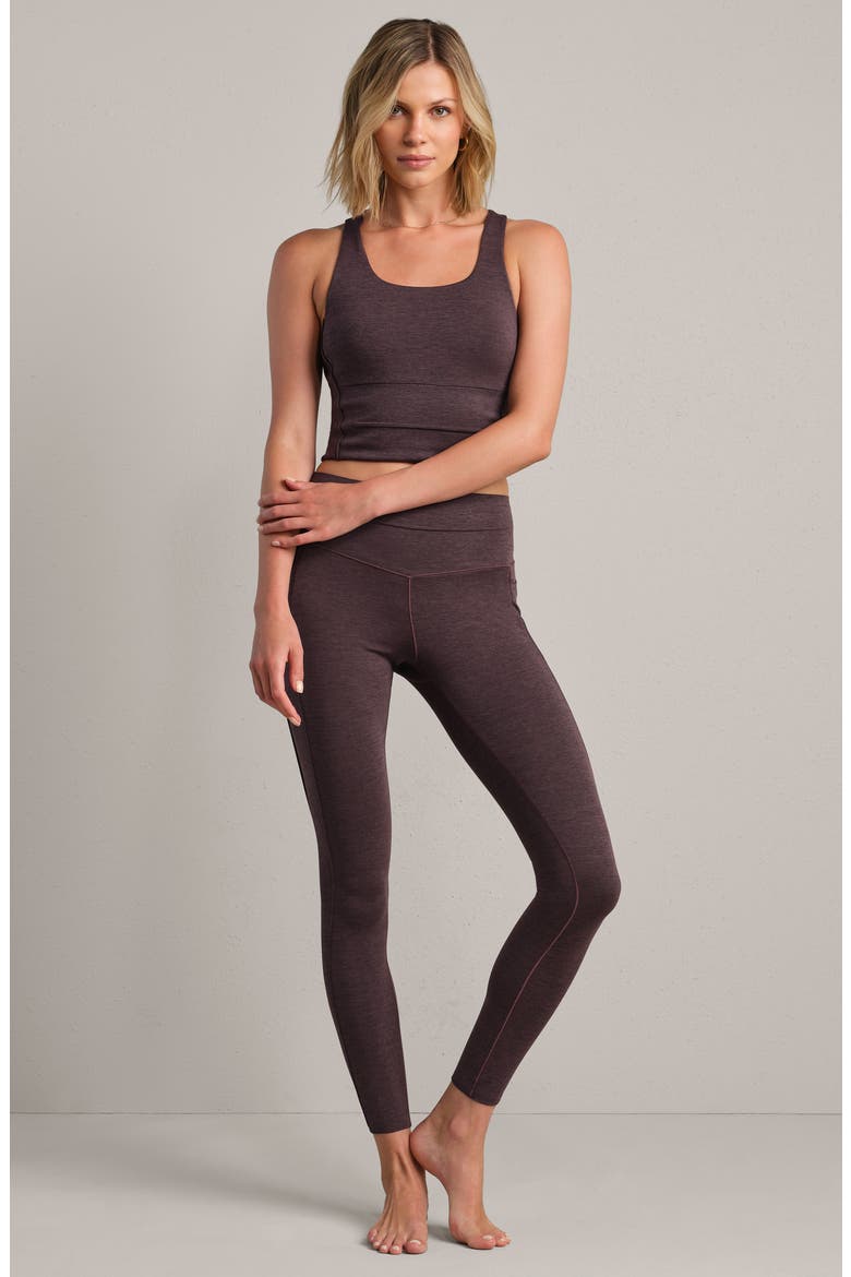 Heather Revive Pocket 7/8 Leggings, Alternate, color, DEEP MAUVE HEATHER