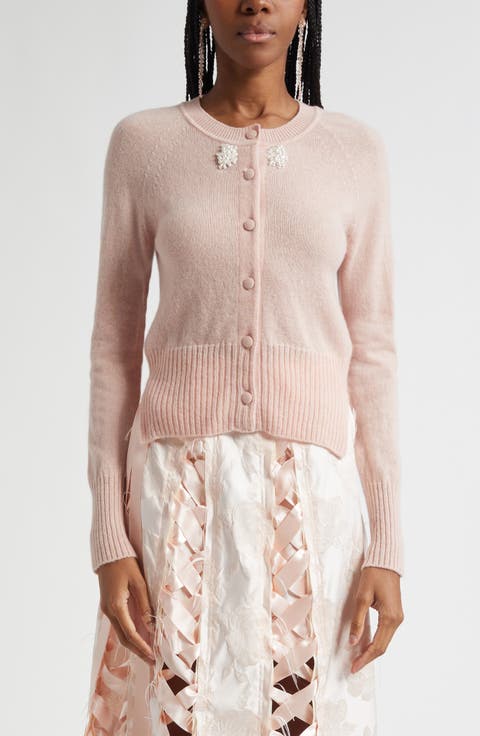 Embellished Cashmere Cardigan