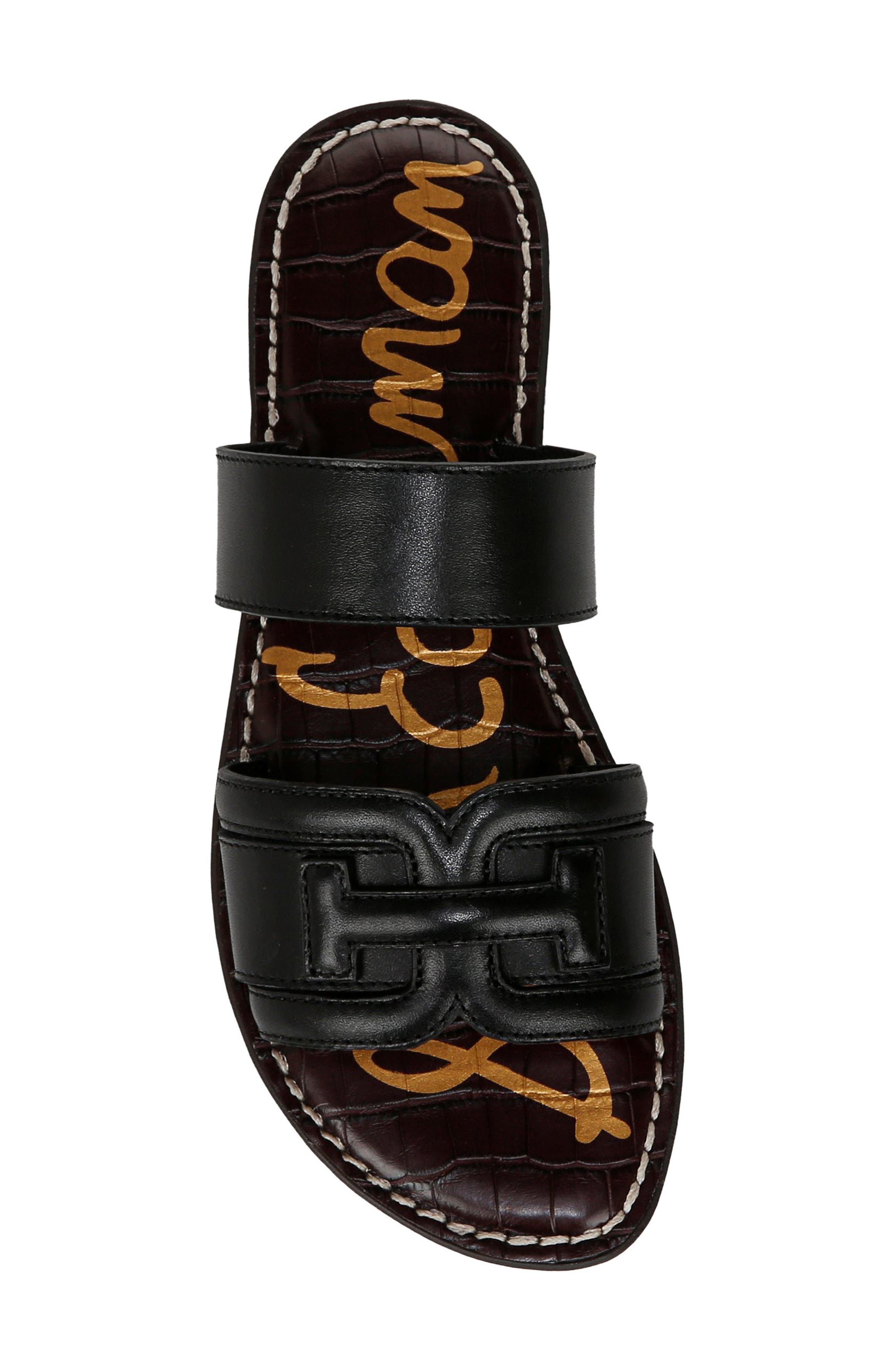 Sam Edelman Gabi Two-Strap Slide Sandal, Alternate, color, Black