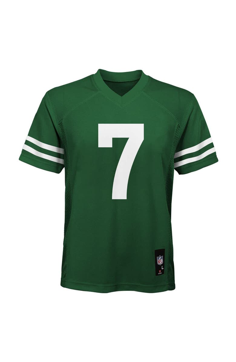 Nike Youth Nike Justin Fields Legacy Green New York Jets Replica Player Jersey, Alternate, color, Green
