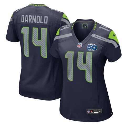 Women's Nike Sam Darnold College Navy Seattle Seahawks Team 50th Season Game Jersey