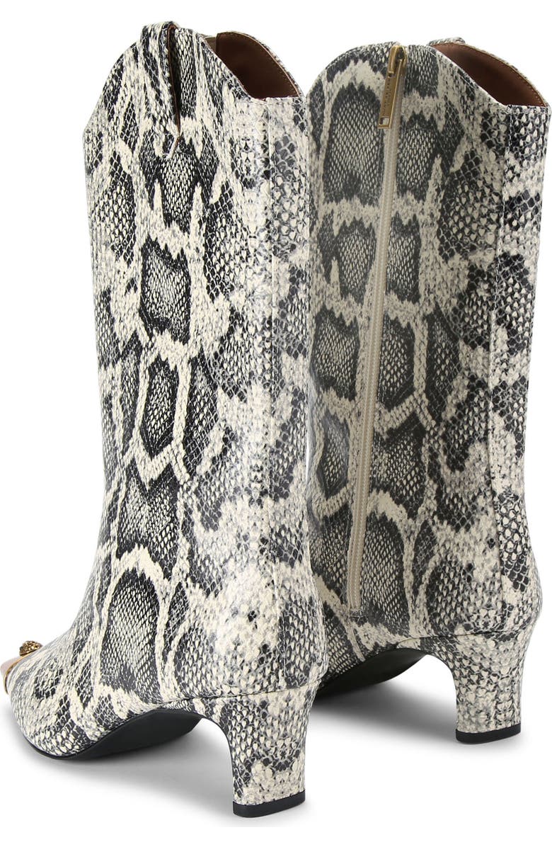 Kurt Geiger London Regent Snakeskin Print Boot, Alternate, color,