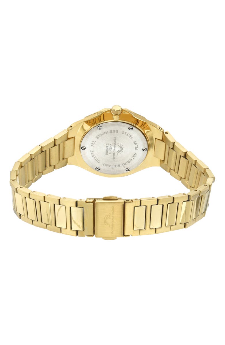 PORSAMO BLEU Victoria Bracelet Strap Watch, 33mm, Alternate, color, Gold
