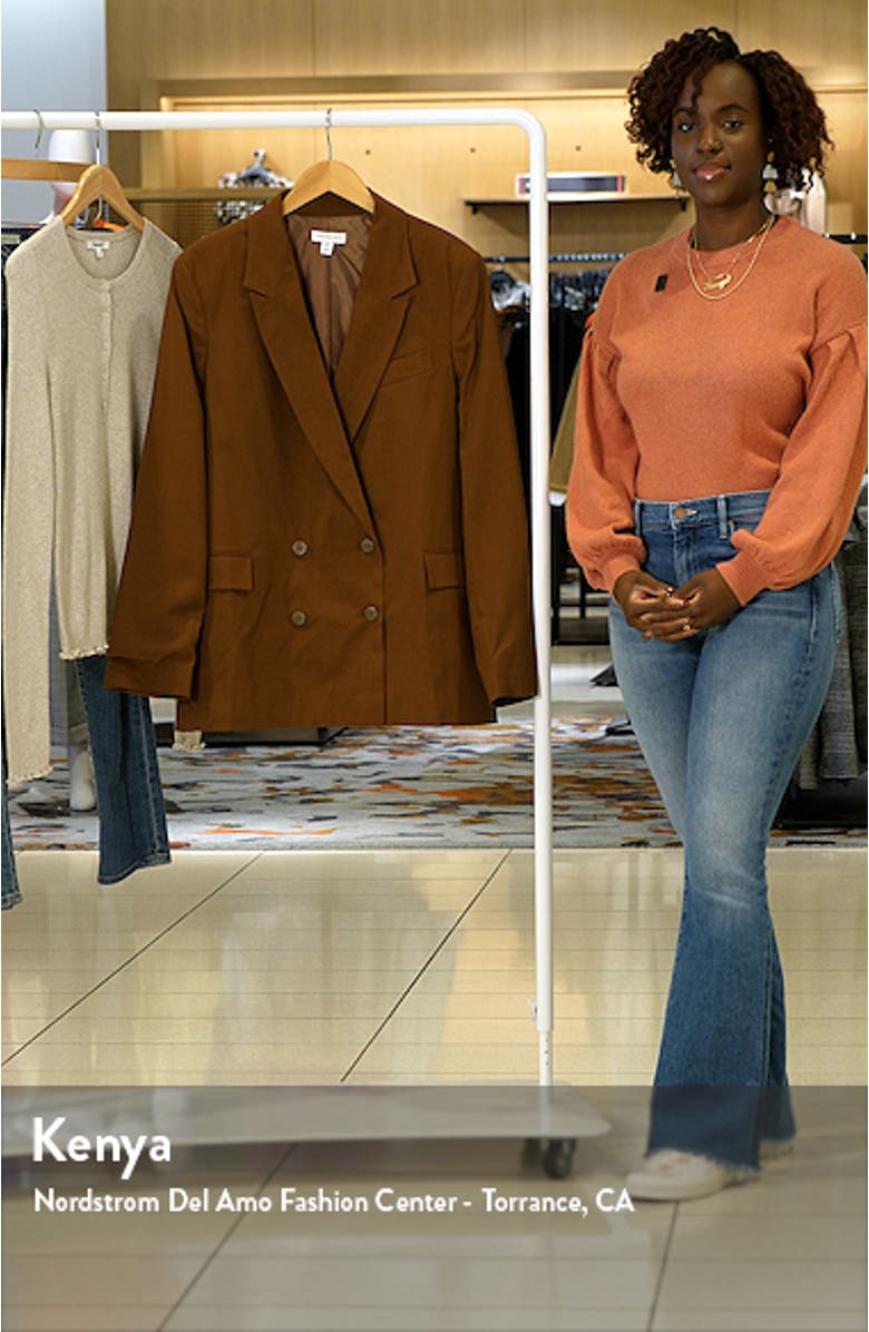 Oversize Double Breasted Blazer, sales video thumbnail