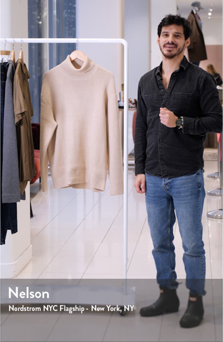 Rib Turtleneck Sweater, sales video thumbnail