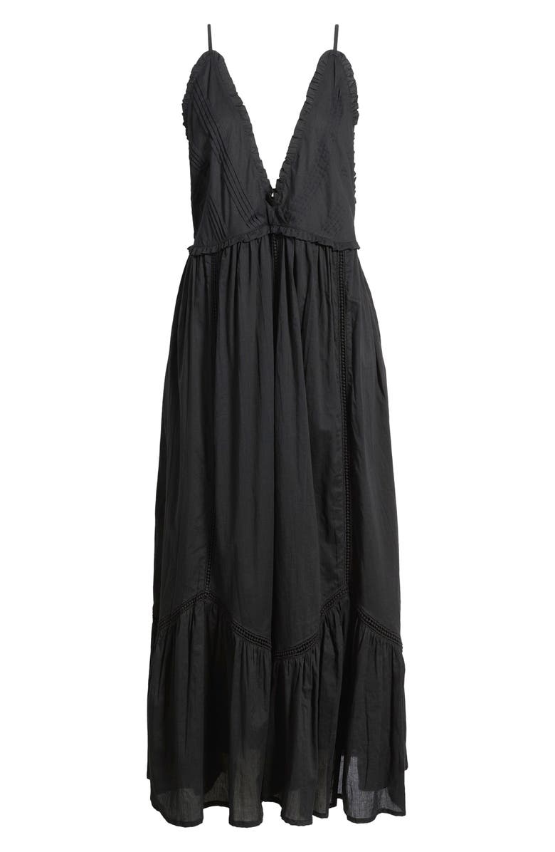 FRNCH Philyra Sleeveless Maxi Dress, Alternate, color, Noir