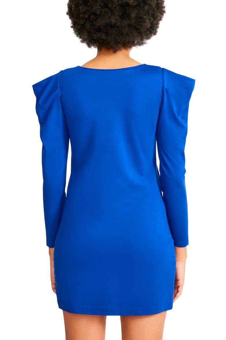 BB Dakota Spill the Tea Long Sleeve Minidress, Alternate, color, COBALT