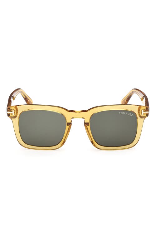 Tom Ford Dax 50mm Square Sunglasses