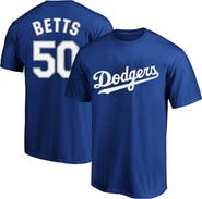 PROFILE Men's Mookie Betts Royal Los Angeles Dodgers Big & Tall Name & Number T-Shirt
