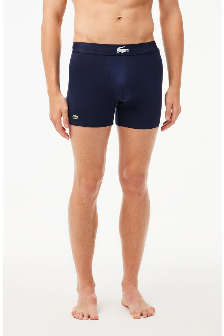 Assorted 3-Pack Stretch Cotton Boxer Briefs, Alternate, color, THYME/ NAVY BLUE/ WHITE