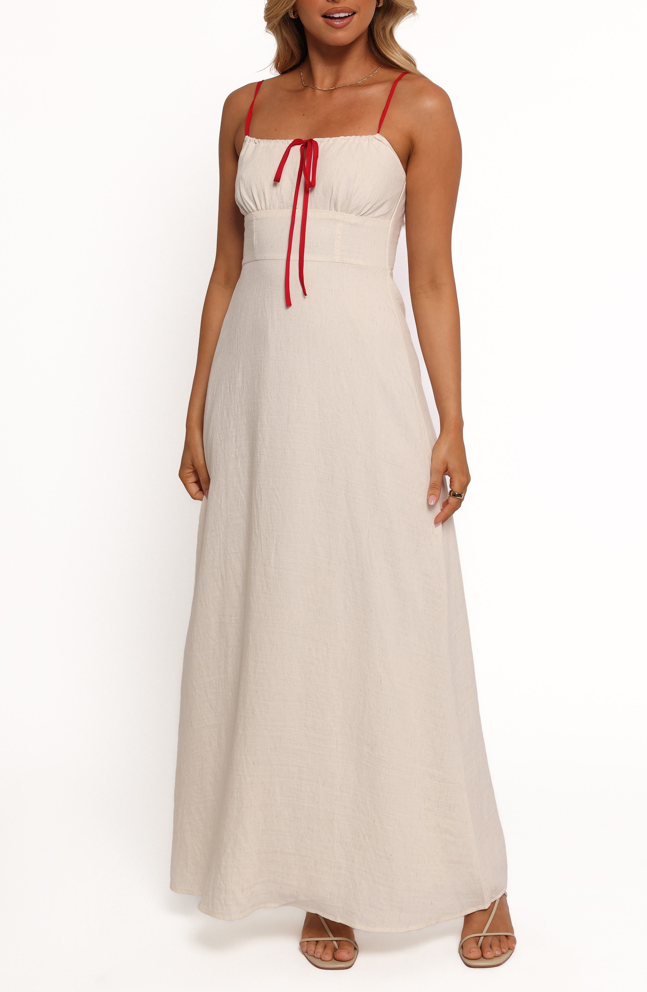 Petal & Pup Gracie Tie Milkmaid Sundress