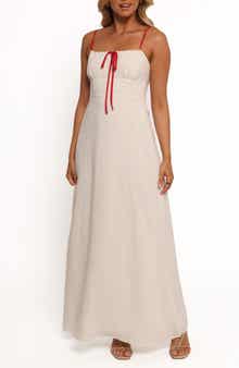 Petal & Pup Gracie Tie Milkmaid Sundress