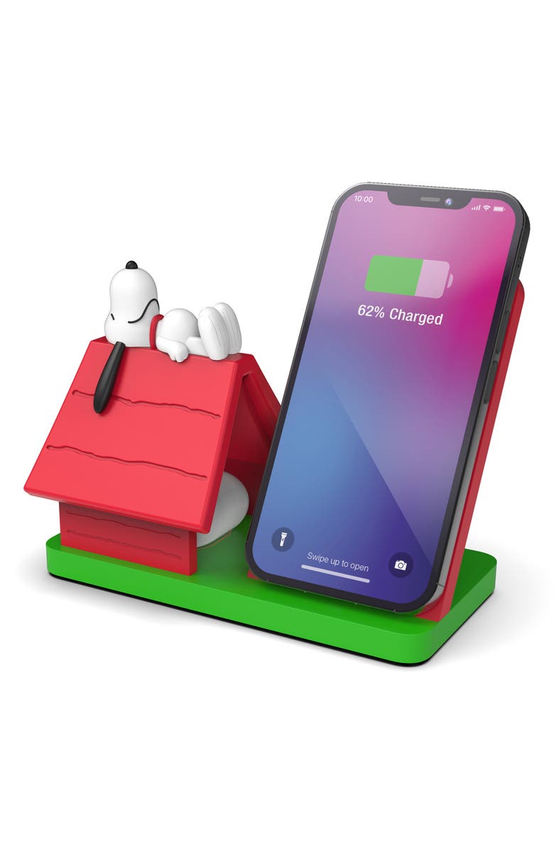 PEANUTS <sup>®</sup> Doghouse Phone & AirPods Charger, Alternate, color, 