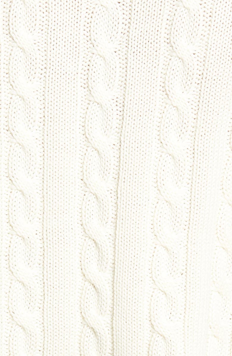 Fred Perry Wool Blend Cable Knit Sweater, Alternate, color, 