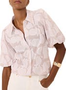 MINT VELVET Cotton Jacquard Shirt