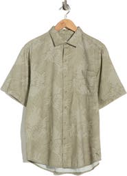 Tommy Bahama Luau Leaves Short Sleeve Button-Up Shirt