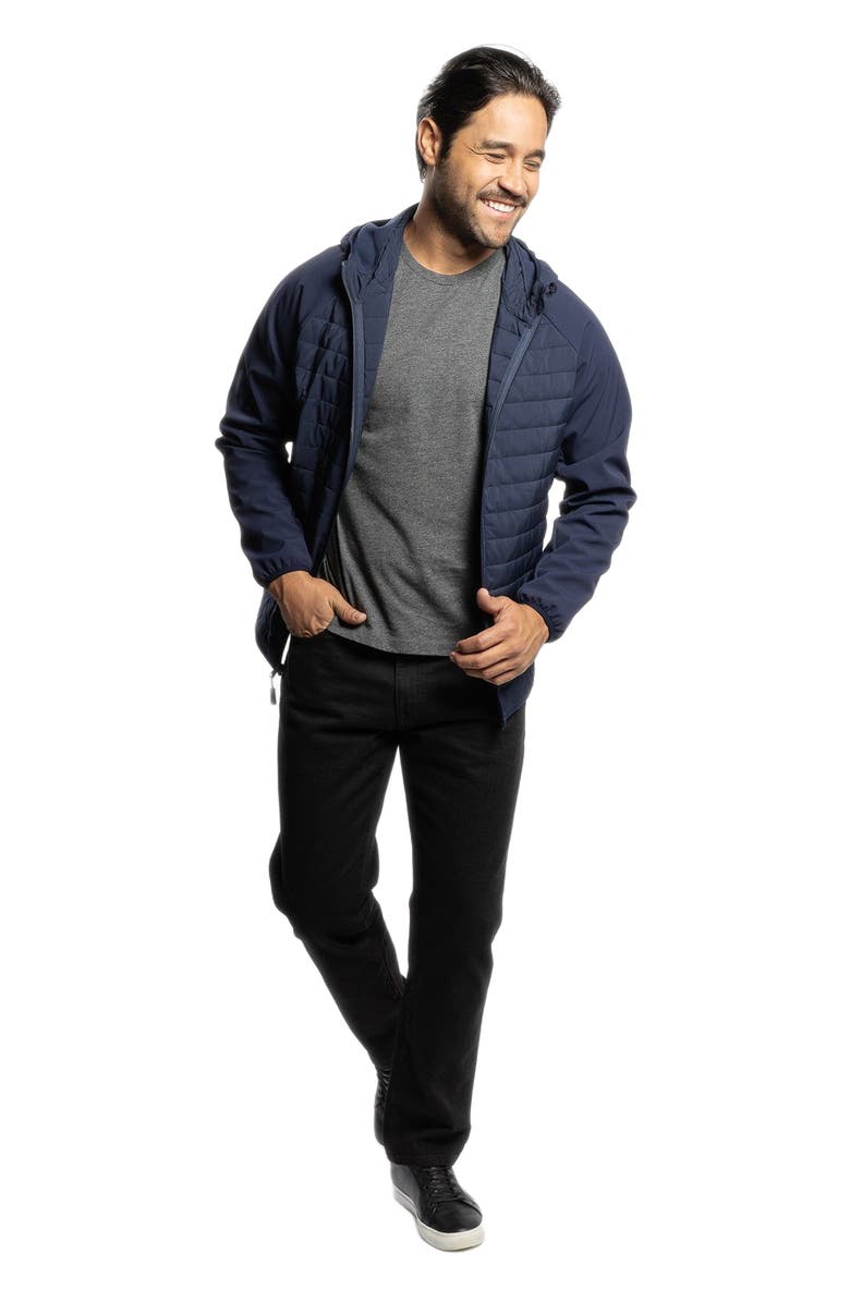 Peter Manning PMNYC Jeans Standard Fit, Main, color, Black