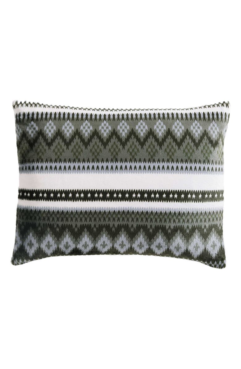 Eddie Bauer Shelton Fair Isle Comforter Set, Alternate, color, Dark Green