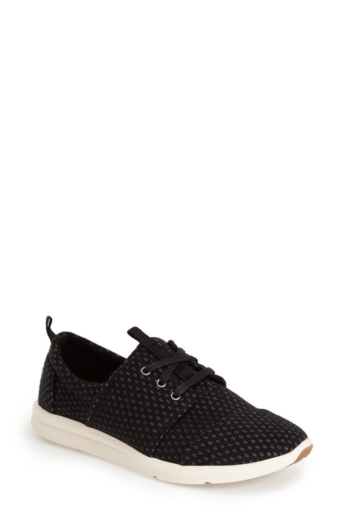 'Del Rey' Sneaker, Main, color, BLACK