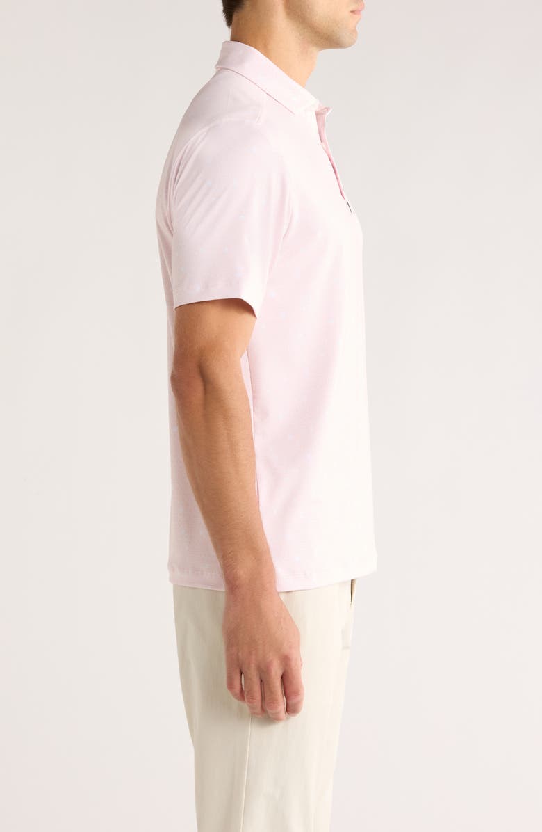 Bad Birdie Block Party Performance Golf Polo, Alternate, color, Mauve Chalk