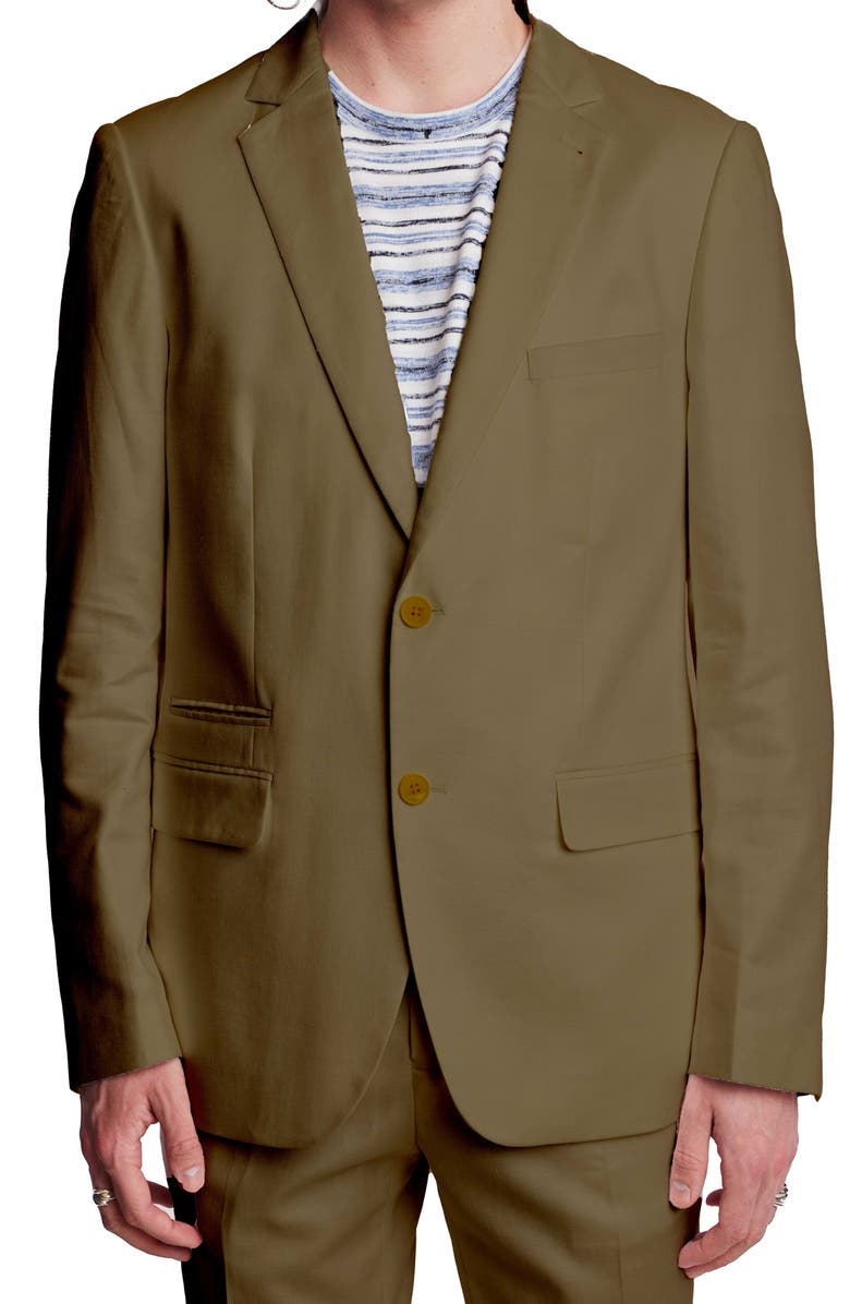 PAISLEY & GRAY Dover Slim Fit Sport Coat, Main, color, Olive
