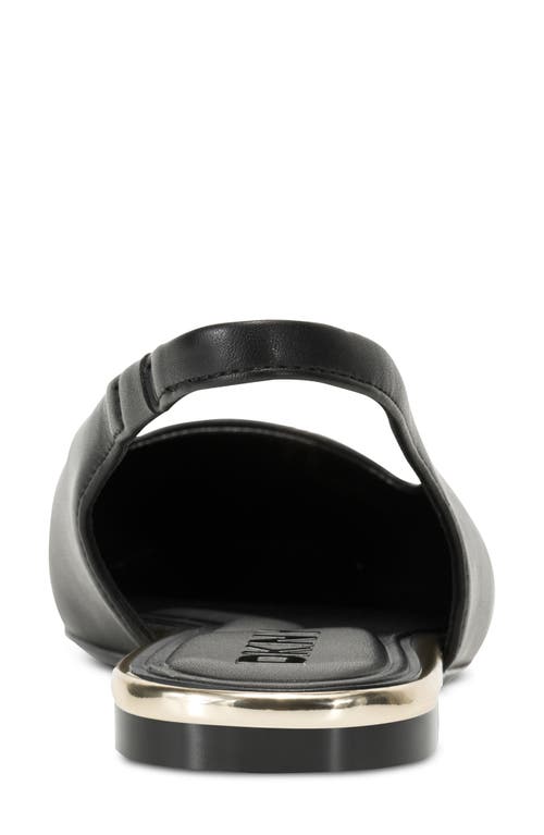 Dkny Darrow Slingback Flat In Black