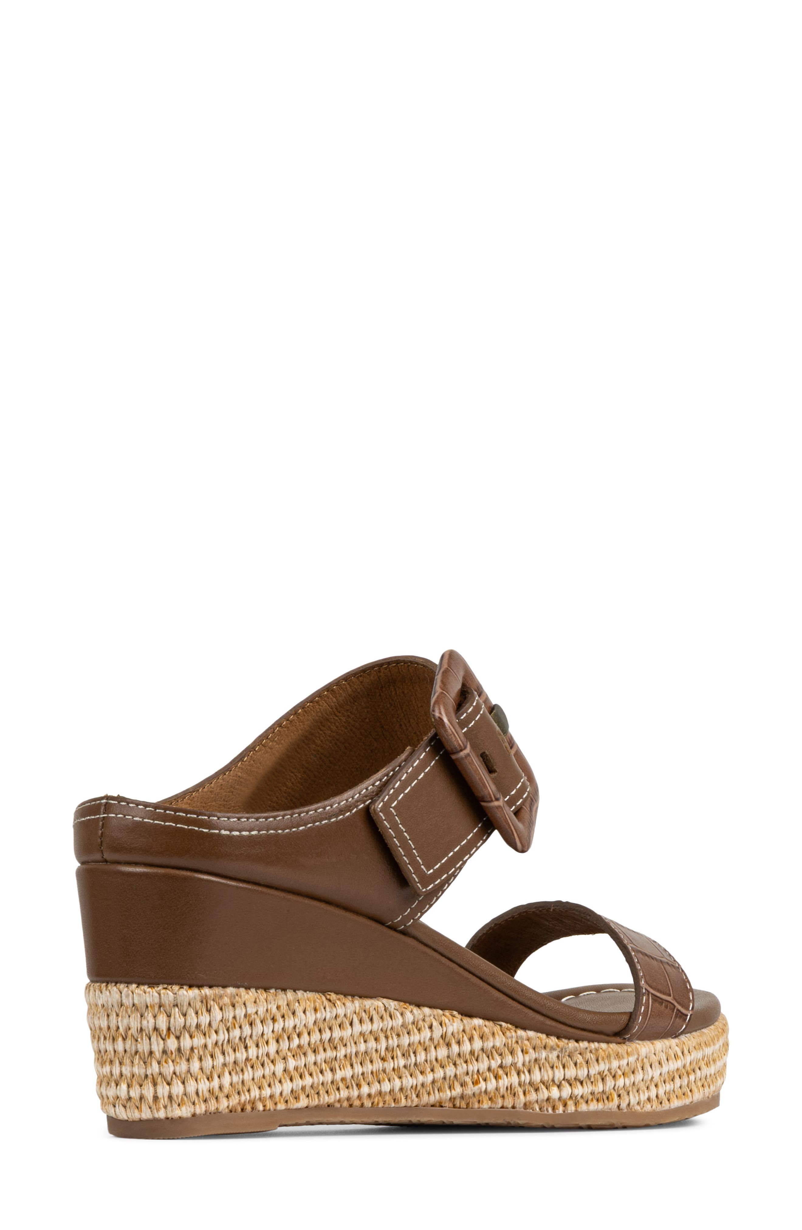 Donald Pliner Gizelle Platform Wedge Sandal, Alternate, color, Saddle