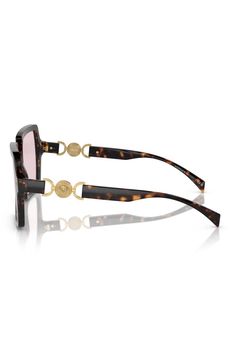 Versace 55mm Square Sunglasses, Alternate, color, 