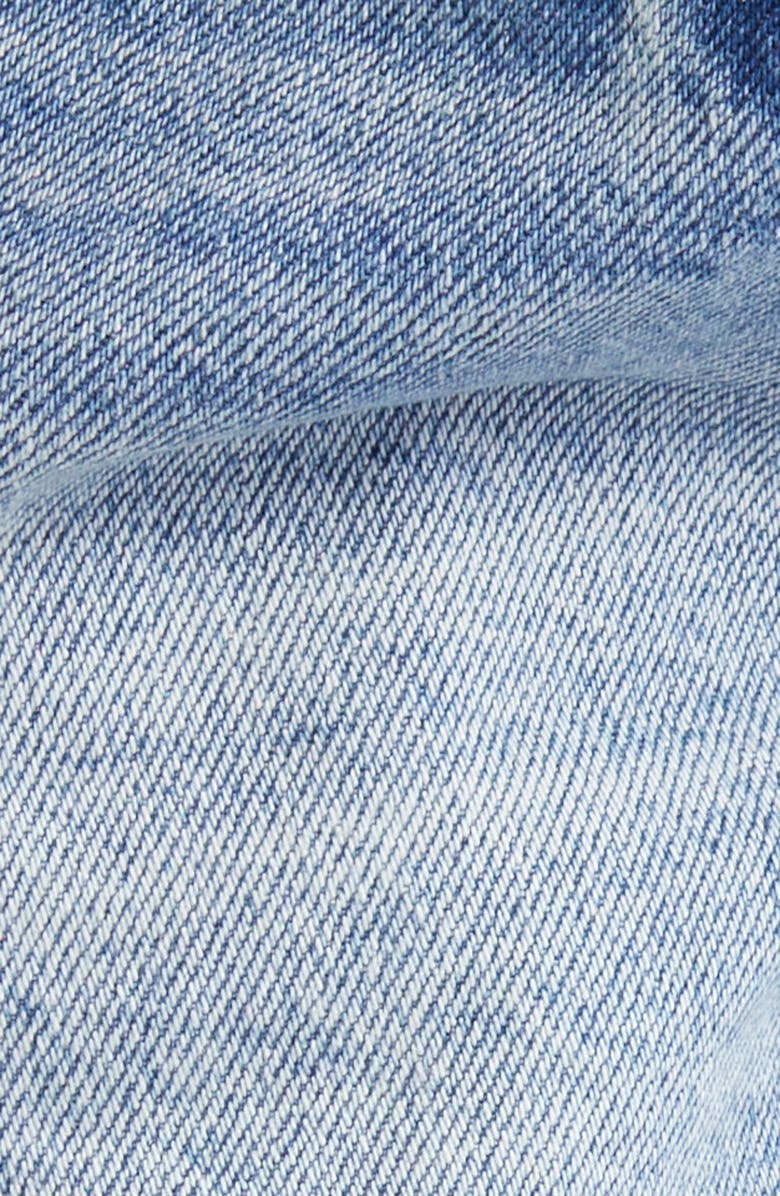 HIDDEN JEANS Fray Hem Denim Shorts, Alternate, color,