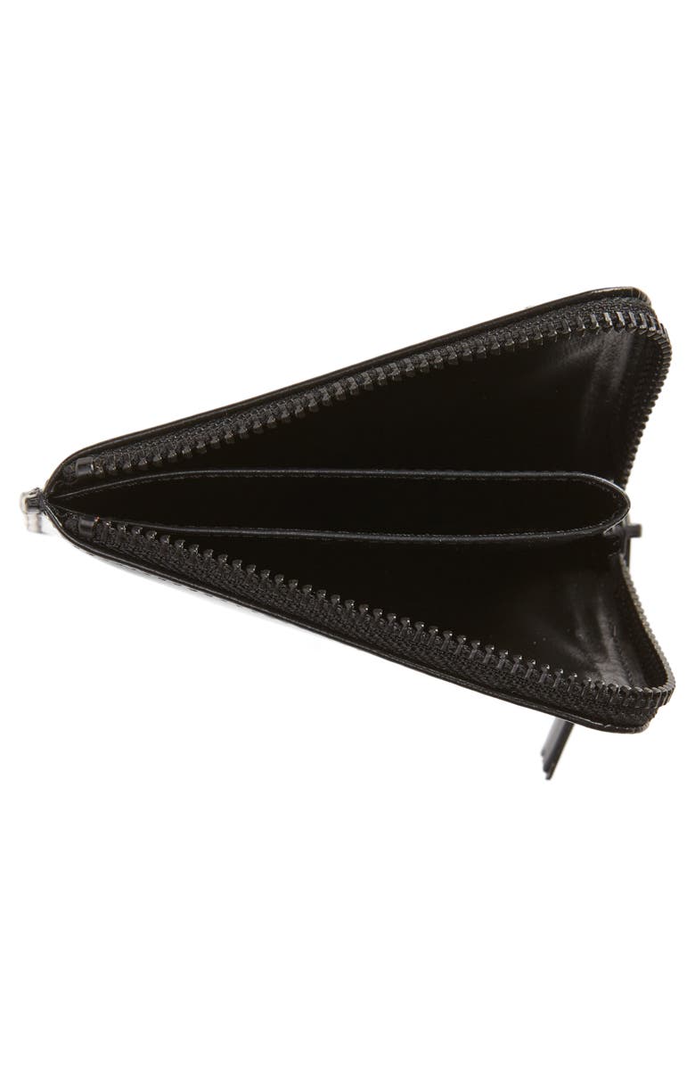 Comme des Garçons Wallets Leather Half Zip Wallet, Alternate, color, 