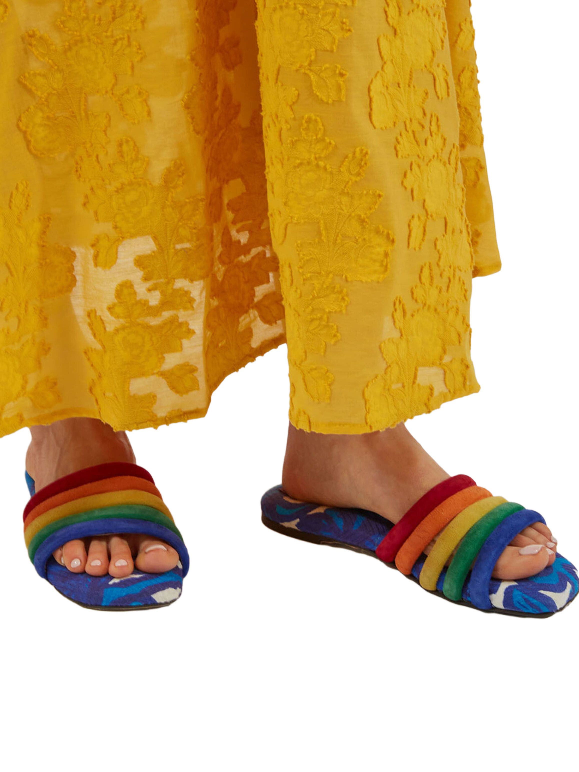 La DoubleJ Tones Slide Anemone Blue, Alternate, color, Anemone Blue