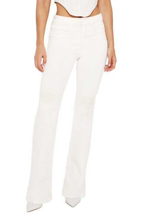 Good Classic Light Compression Bootcut Jeans (Cloud White 001) (Regular & Plus)