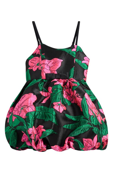Kids' Mini Bowman Jacquard Bubble Hem Dress