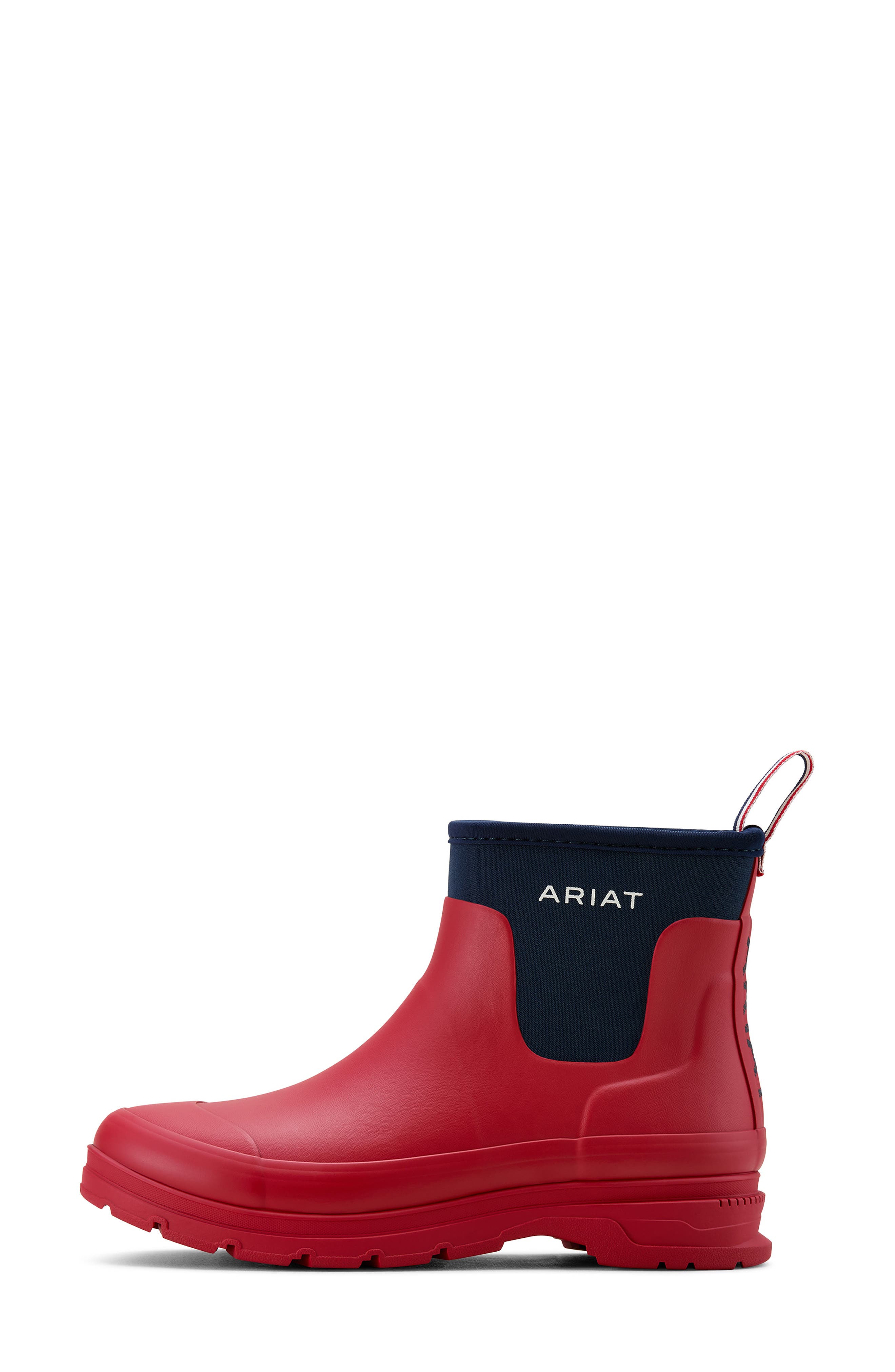 Ariat Kelmarsh Waterproof Rubber Short Boot, Alternate, color, Red