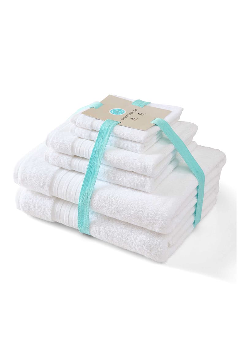 Skyland Manor Cotton Towel Set, Alternate, color, WHITE