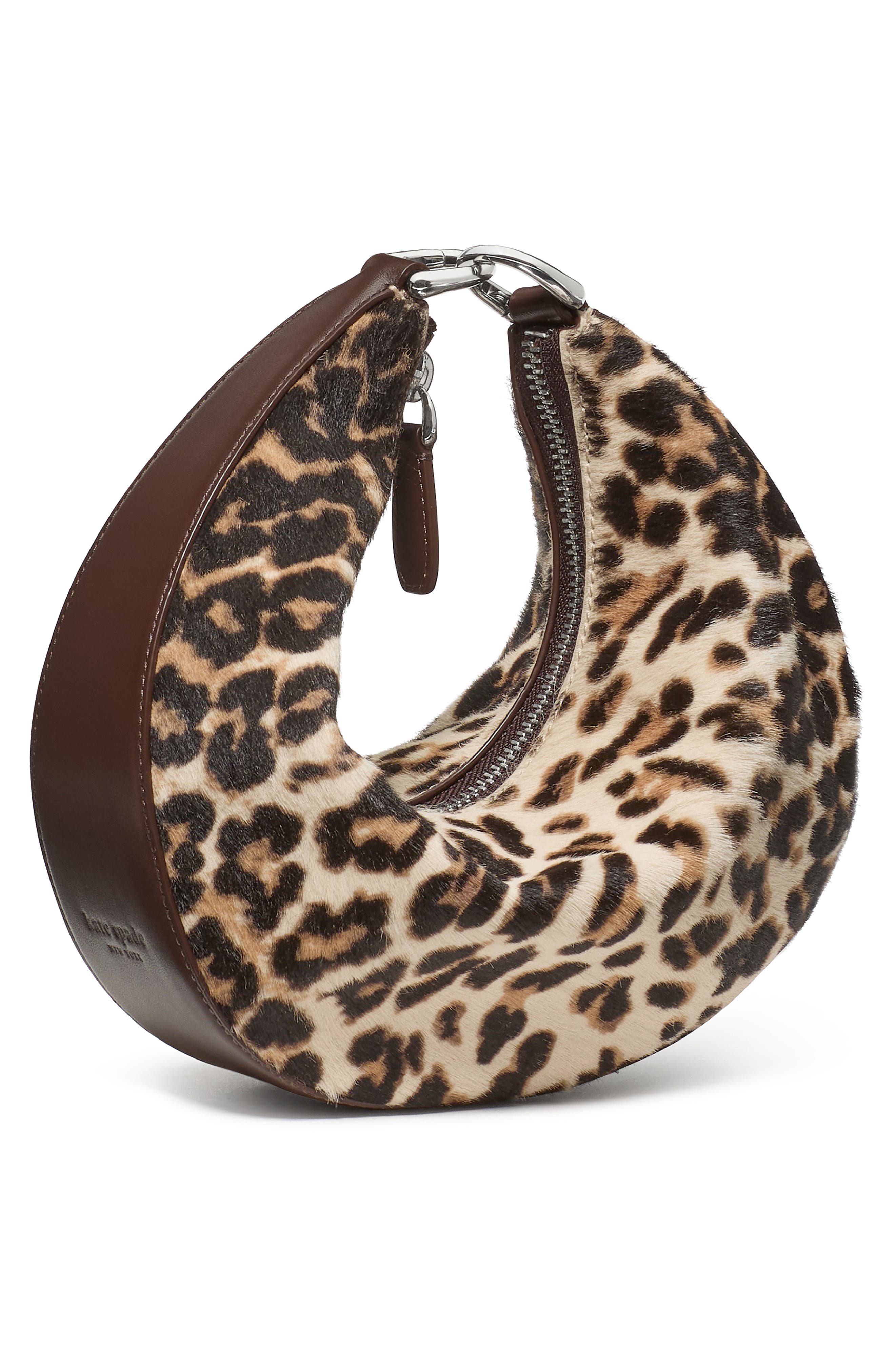 Kate Spade New York hug downtown genuine calf hair bag, Alternate, color, Leopard Multi