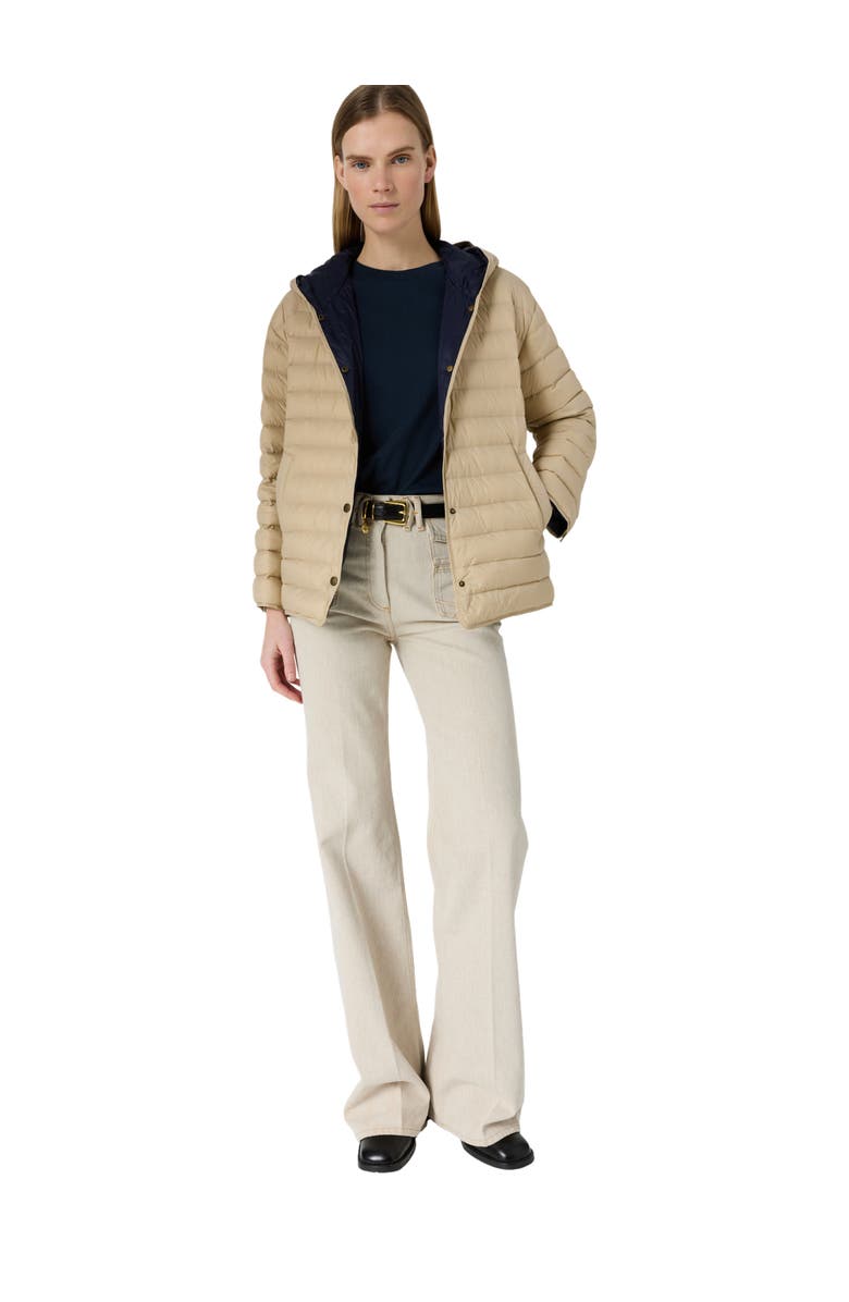 GERARD DAREL Priscille Reversible Hooded Jacket, Alternate, color, Sand