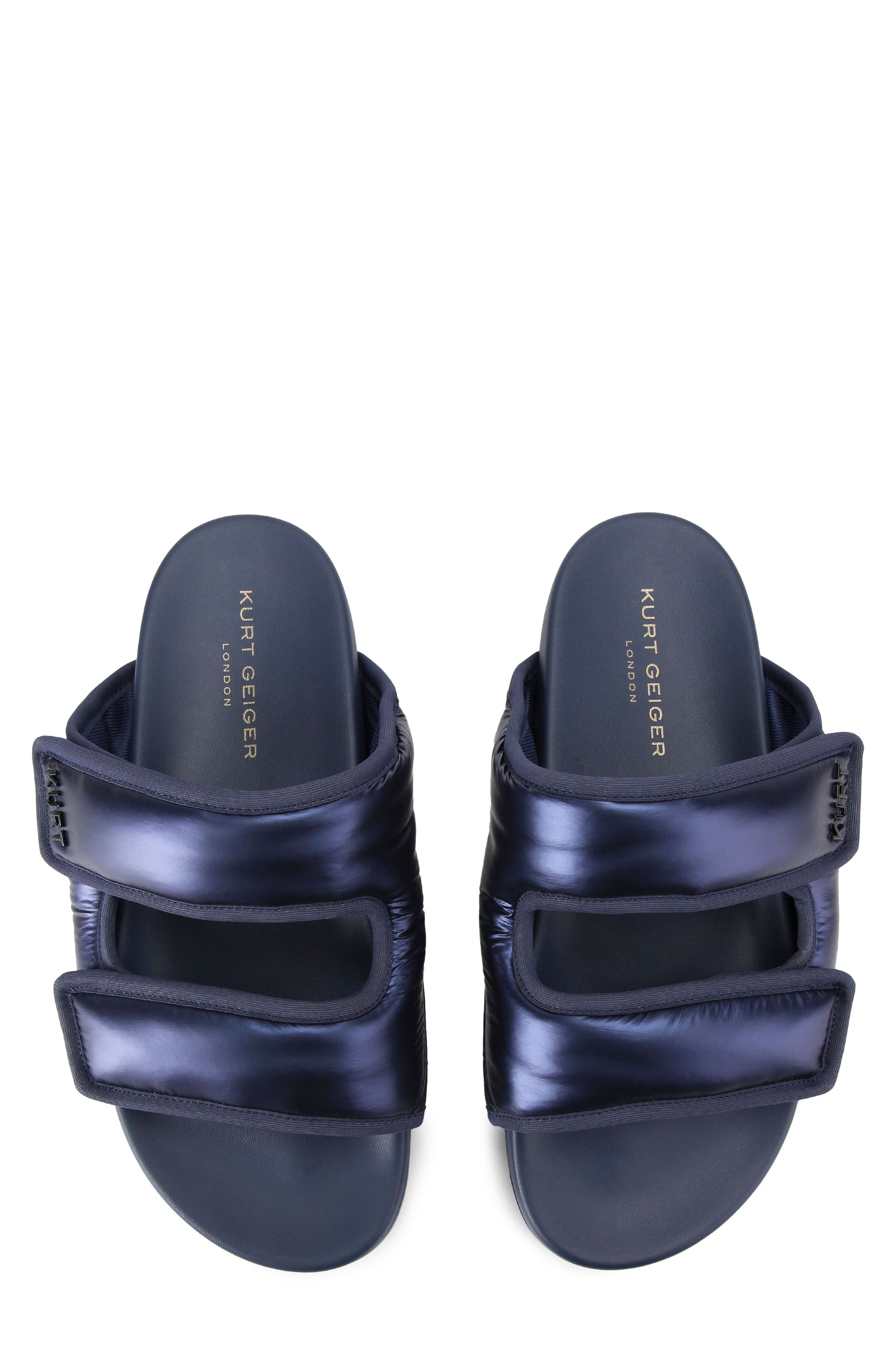 Puff Slide Sandal, Alternate, color, NAVY