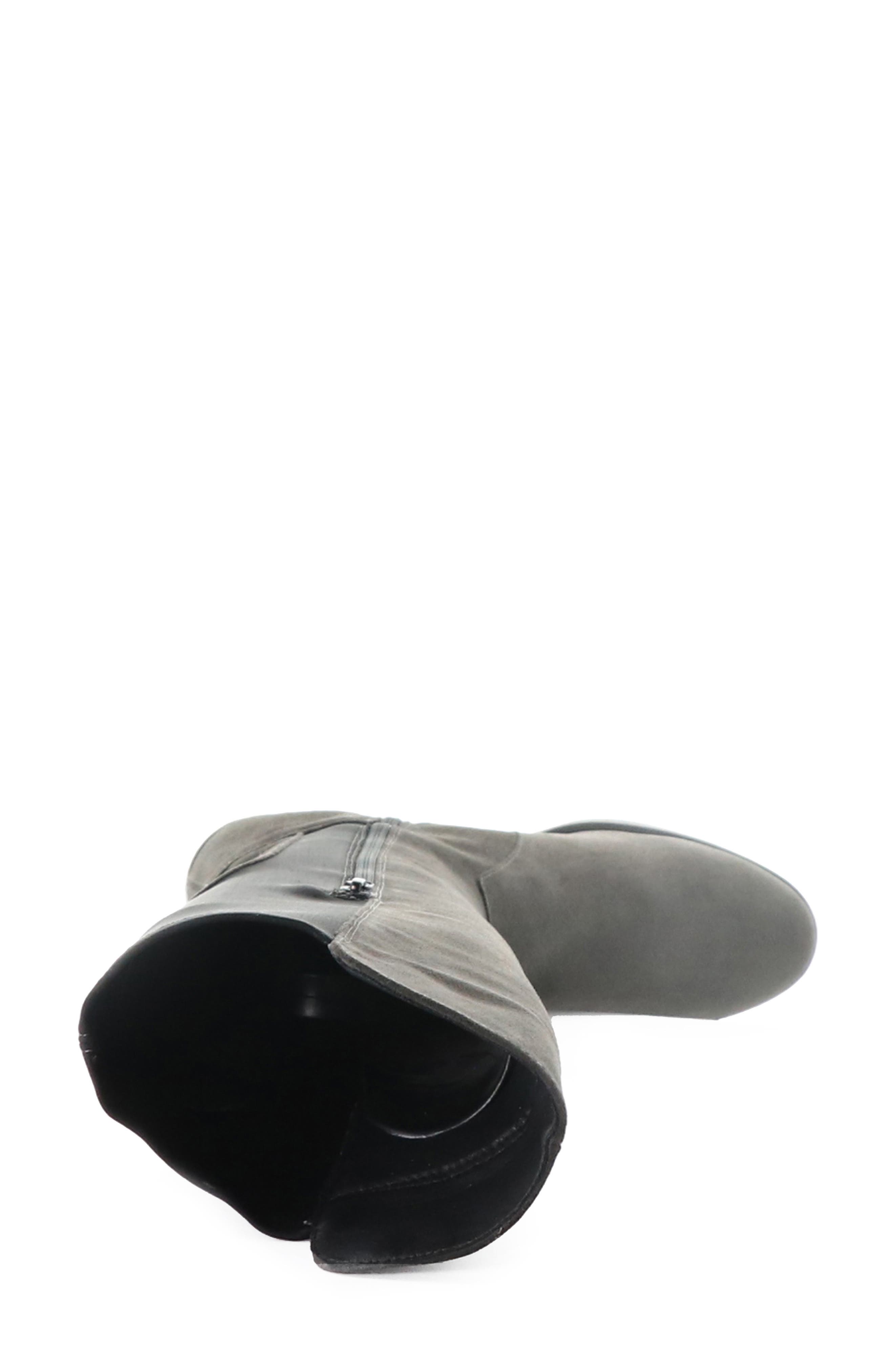 Bunt Waterproof Over the Knee Boot, Alternate, color, GREY/BLACK SUEDE/TRI