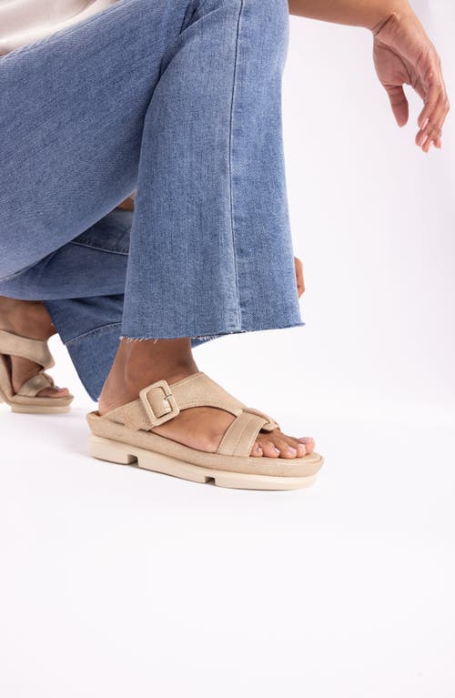 L'amour Des Pieds Verick Sandal In Gold