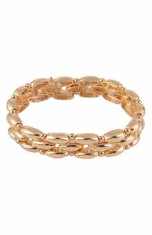 RACHEL Rachel Roy Metallic Stretch Bracelet
