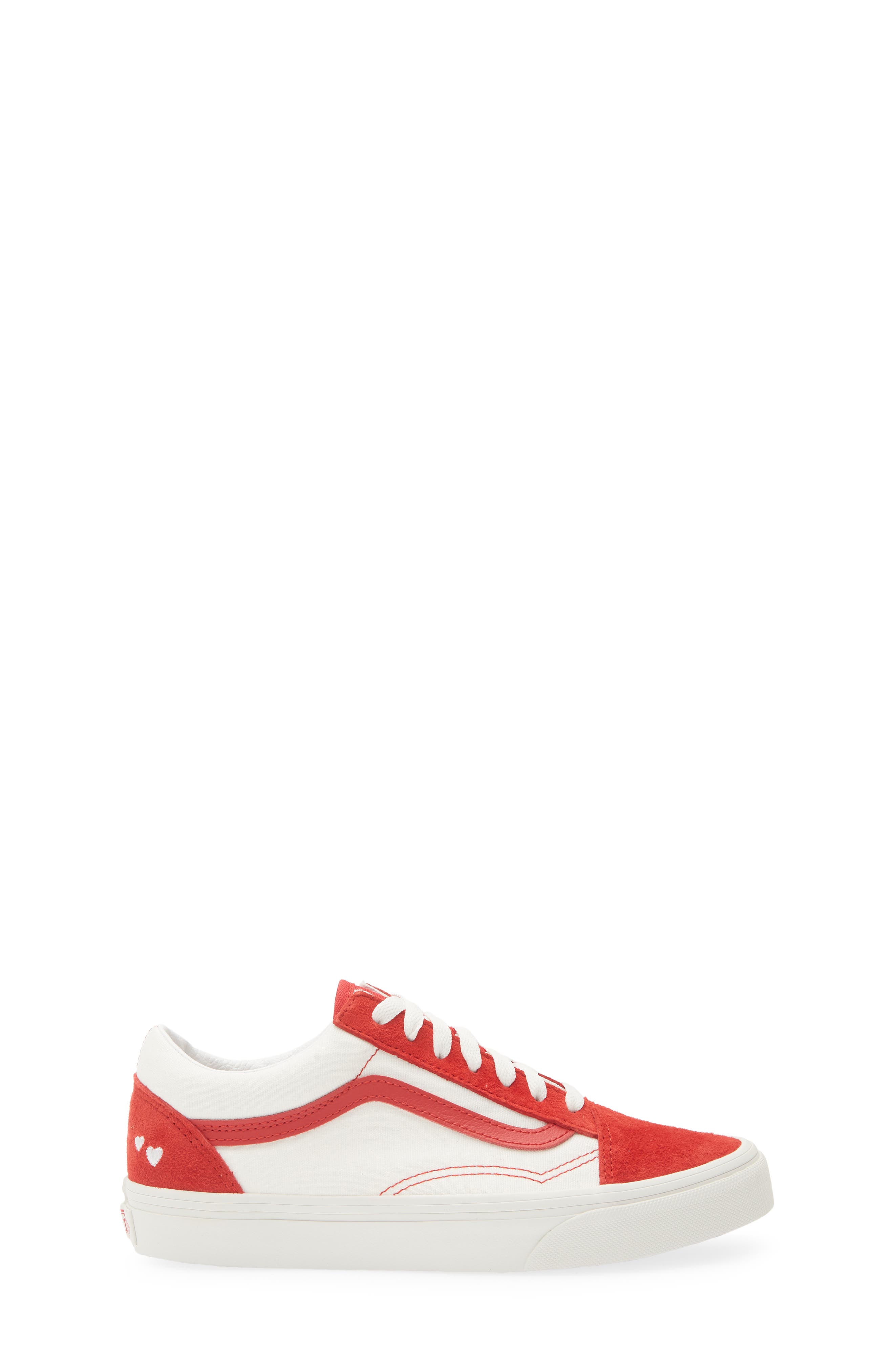 Kids' Old Skool Sneaker, Alternate, color, RED HOT VALENTINES/RACING RED