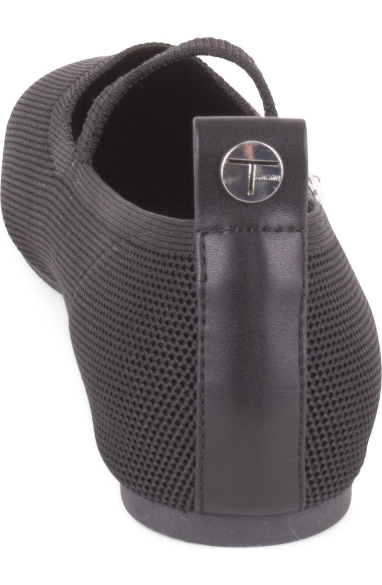 Tahari Cairo Mary Jane Flat, Alternate, color, Black